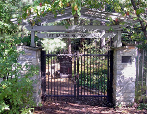 front gate outside
