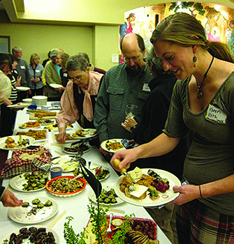 Volunteer event guests