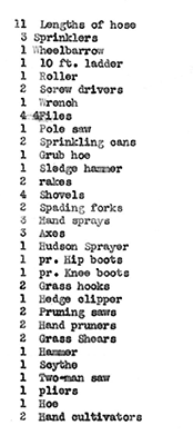image of tool inventory