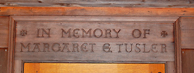 Margaret Tusler memorial