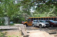 school bus in parking lot
